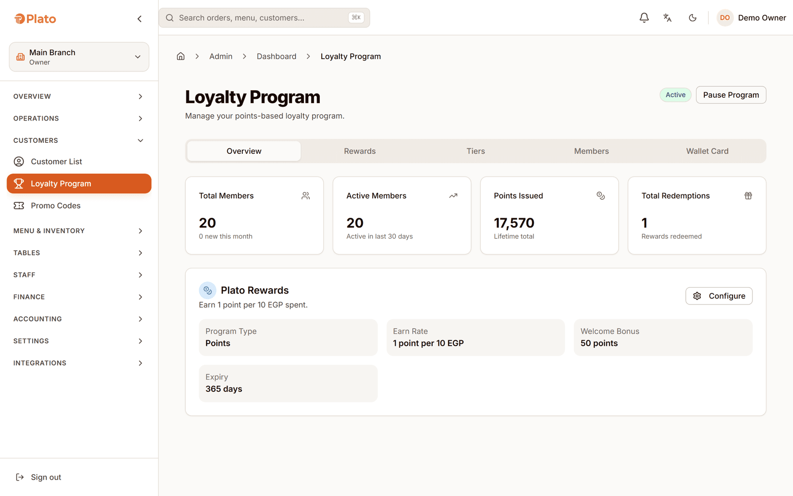 Loyalty programs