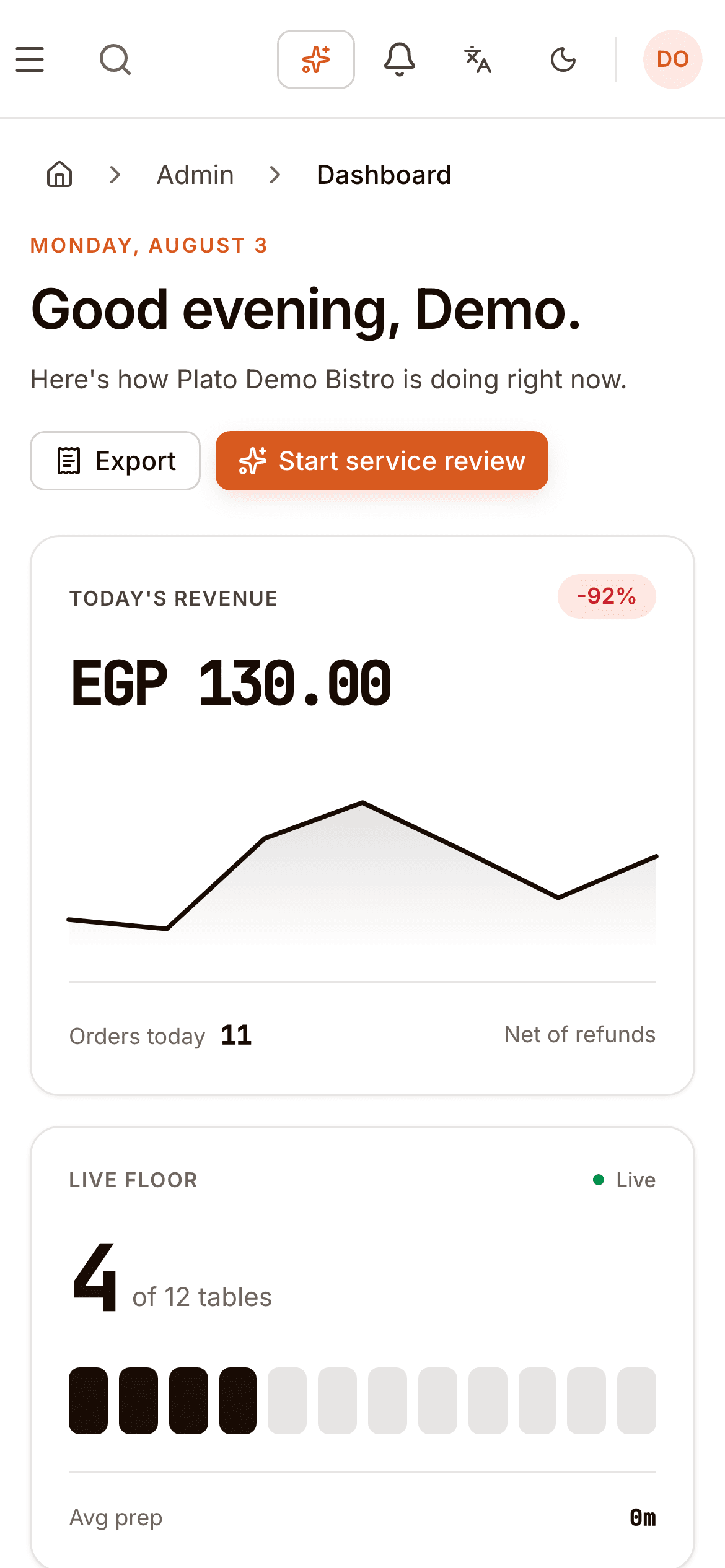 Your restaurant in your pocket.